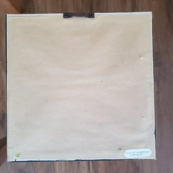 Vintage Sally Ray Cairns Publishing Framed Shadowbox Art Tile - Caribbean Sea - Picture 3 of 3